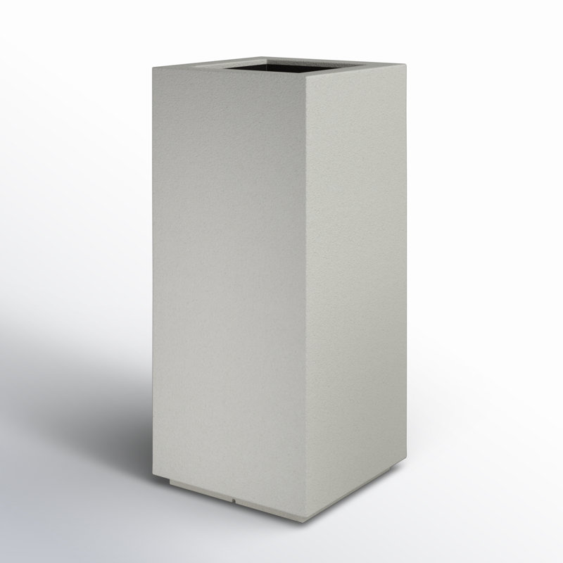 Kensington Tall Planter, Concrete Gray
