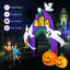 Haut gonflable arche du château d'Halloween