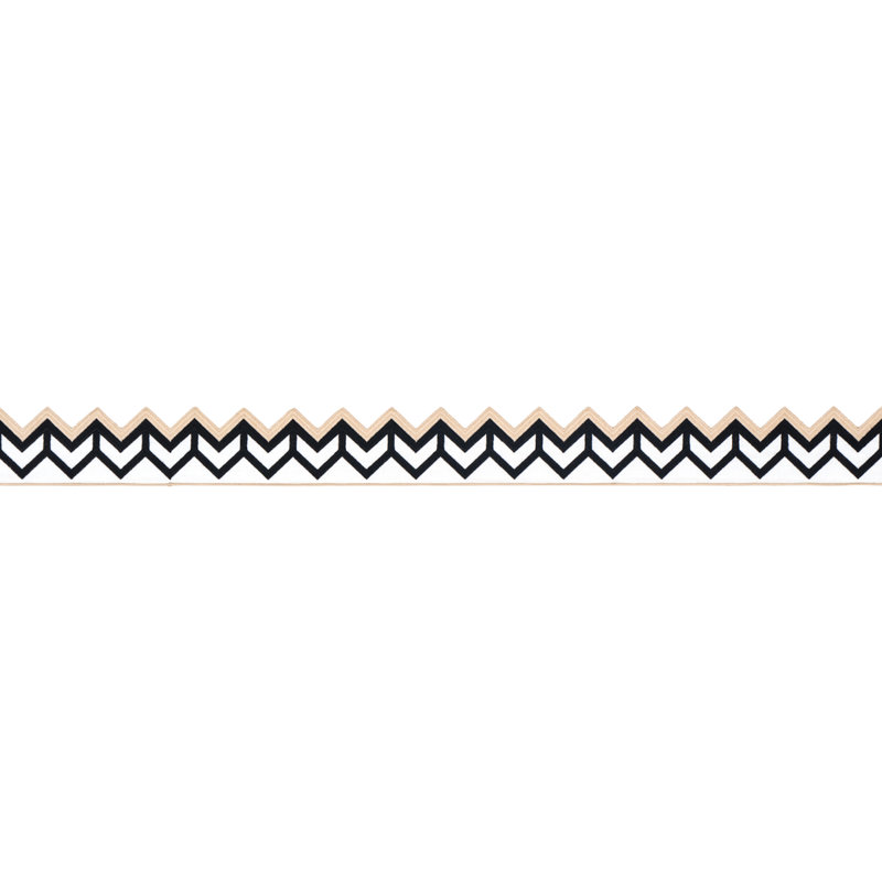 Sparren Embroidered Tape, Black