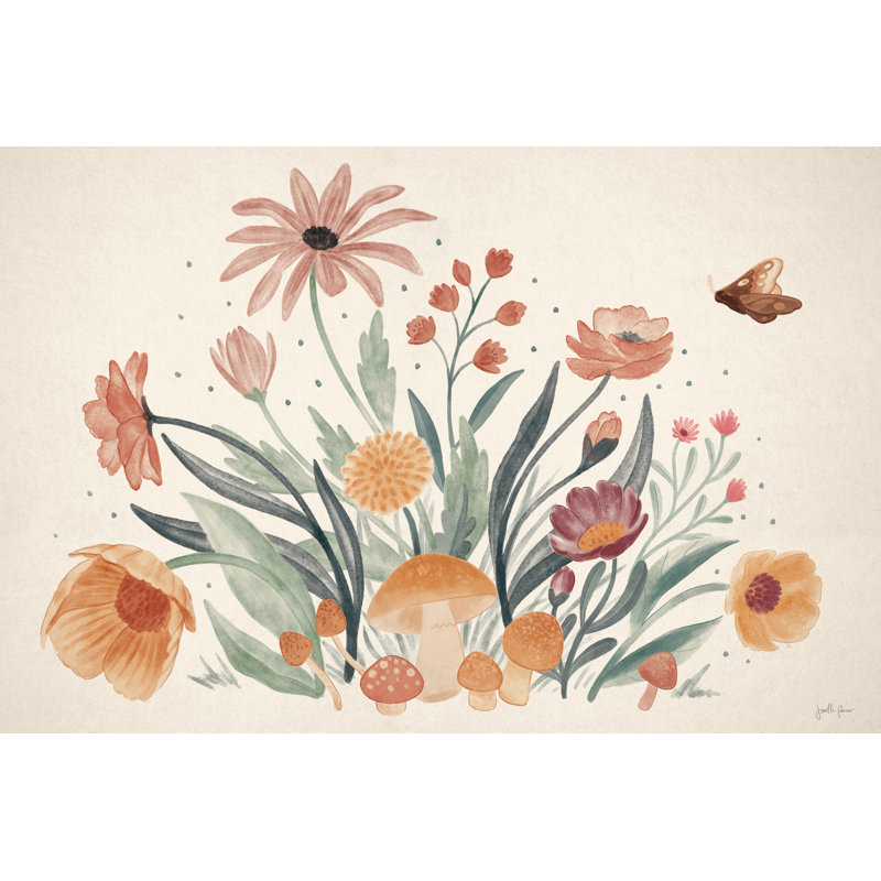 Cottage Botanical I by Janelle Penner - Wrapped Canvas Painting, 51cm H x 76cm W 
