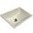 Nantucket Sinks Great Point 12.88 " Ceramic Rectangular Bathroom Sink and Overflow Hole-45372249