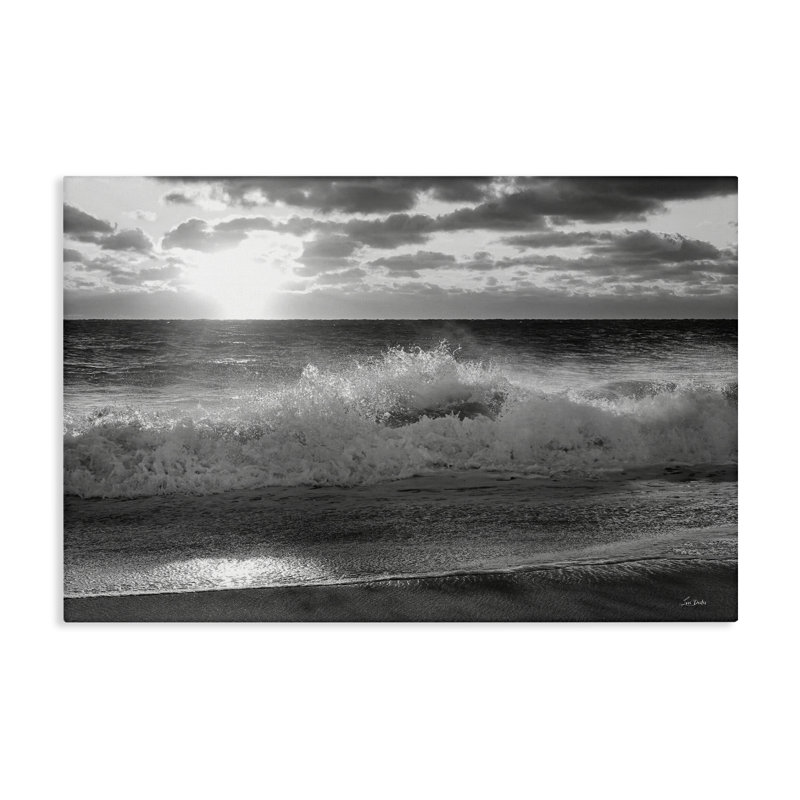 «Crashing Sea Waves» par Lori Deiter, H 30 po x l 45 po