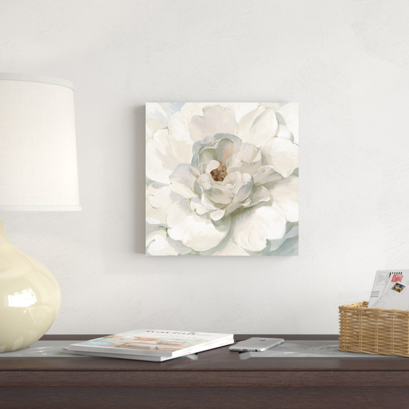 Pivoine neutre, H 12 po x l 12 po