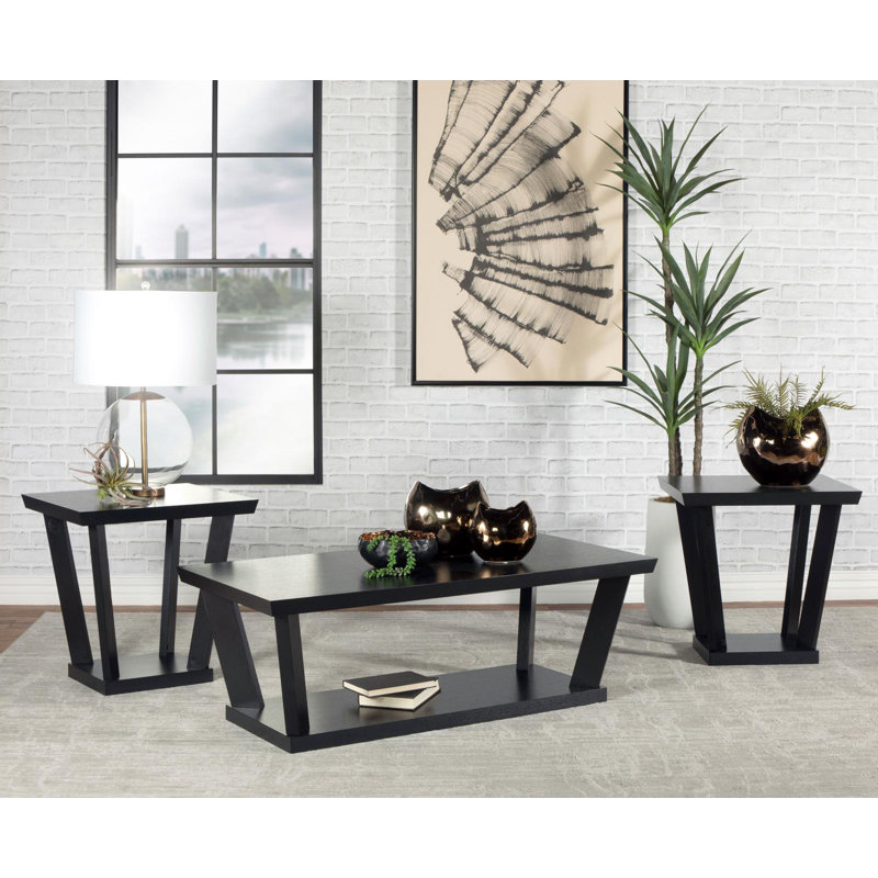 Ensemble de tables basses 3 pièces Alayne