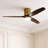 AuraVista 52" Modern 3-Blade Ceiling Fan with Light Kit & Remote Control – Flush Mount for Sleek, Space-Saving Design-123818173-123818175