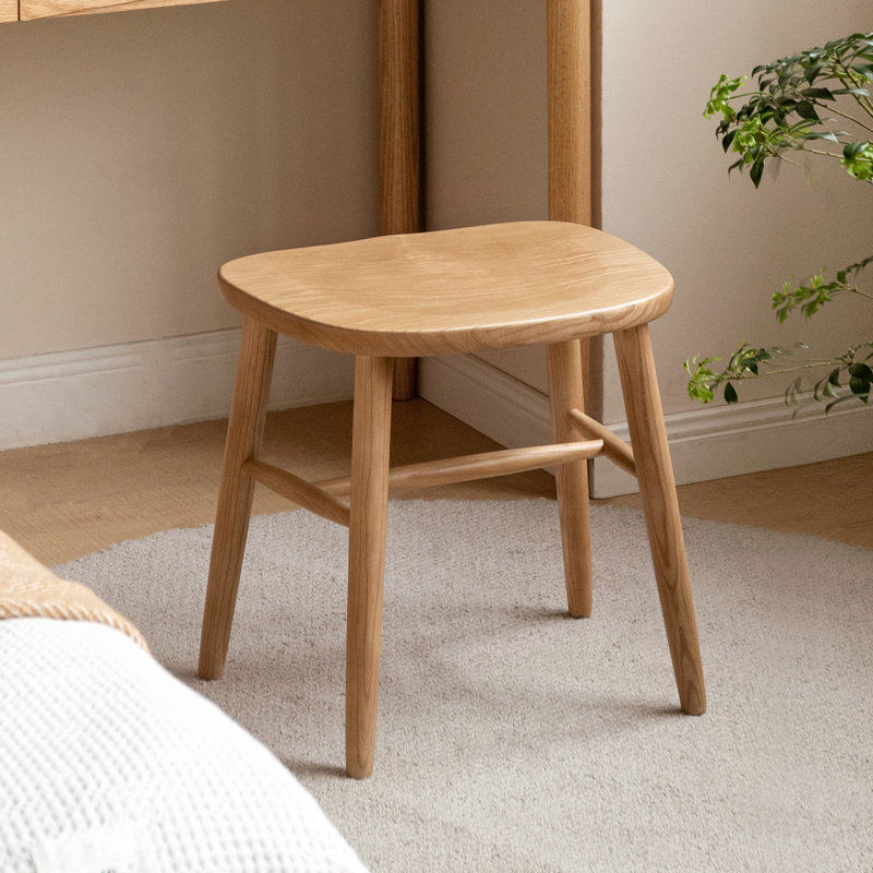 Tabourets d'appoint, Bois de frêne naturel