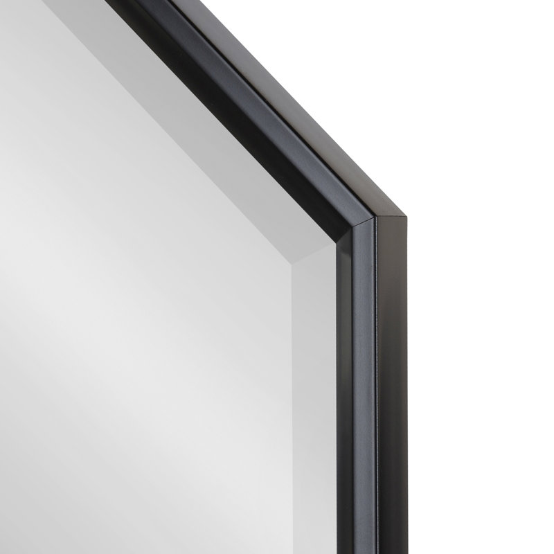 Miroir biseauté CalderOct, Noir