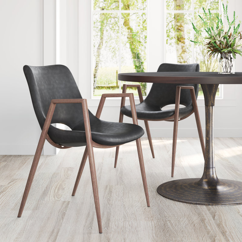 Ensemble de chaises Katherleen (ensemble de 2), Noir