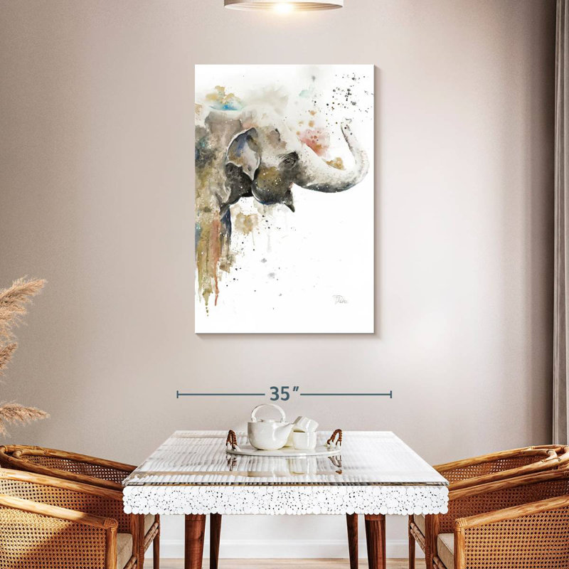 Brampt Water Elephant, 45" H x 30" W