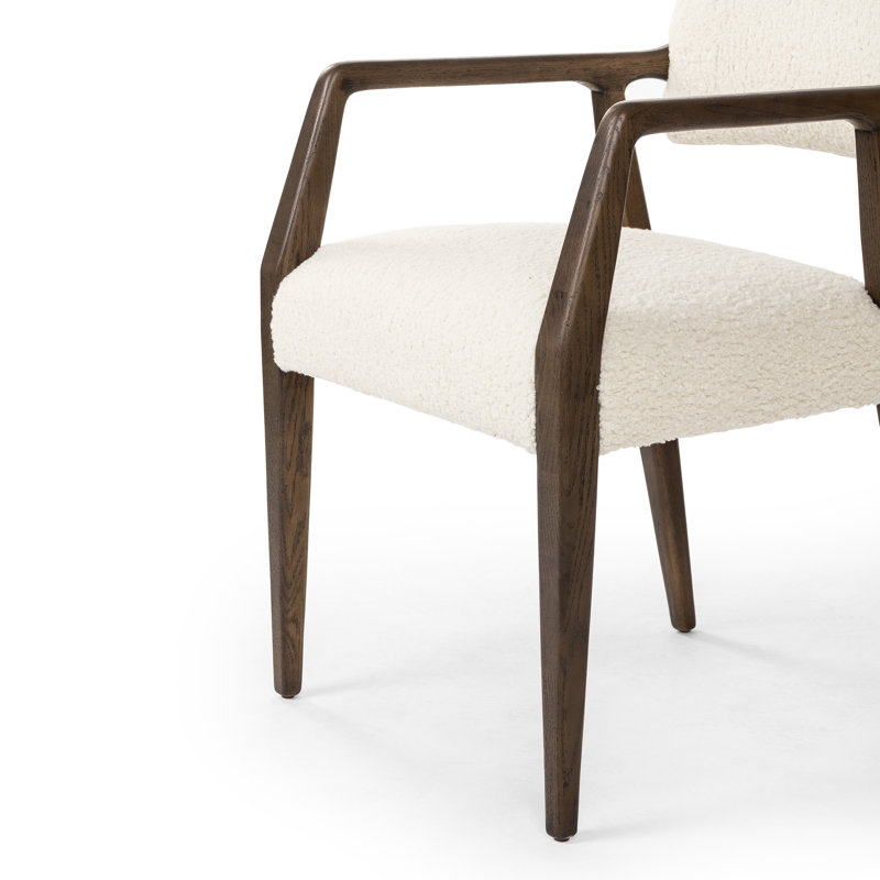 Tyler Upholstered Arm Chair, Cream