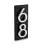 Plaque d’adresse murale sur 1 ligne flottante-41299948-41303796-41299658