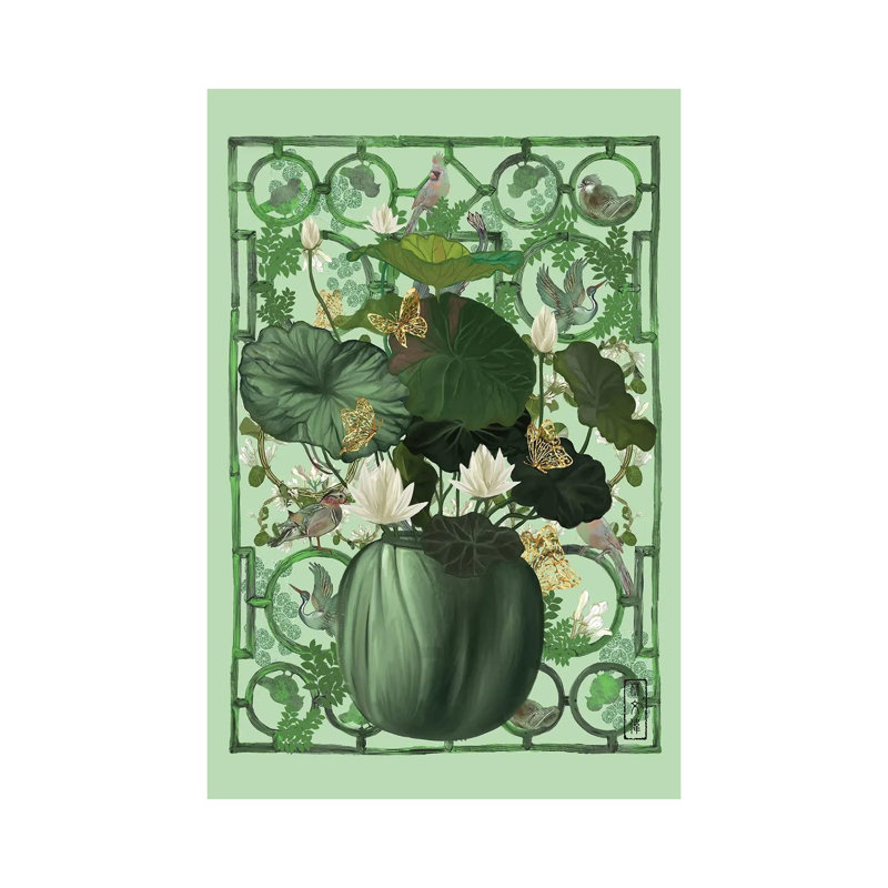 Blooms Of Harmony by Anthony Van Lam - No Frame Gallery-Wrapped Canvas Giclée on Canvas, 66.04 cm H x 45.72 cm W