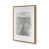 Cadre ouvert en angle, or poli