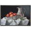 «Classic Apples and Silver Pitcher Realistic Still Life», reproduction d'art sur toile encadrée-124932676-124932675