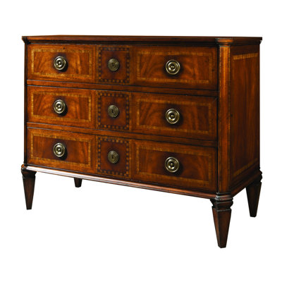 Italian 3 - Drawer Solid Wood Dresser