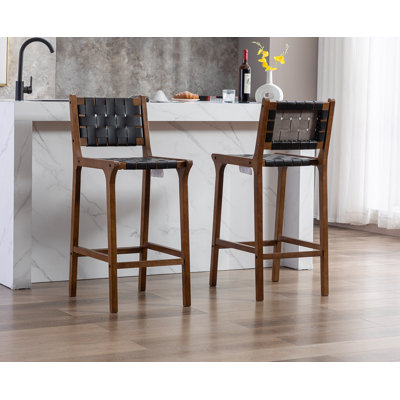 Pangita Solid Wood Counter Stool