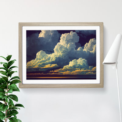XH1022-7583X Royal Clouds - Single Picture Frame Painting