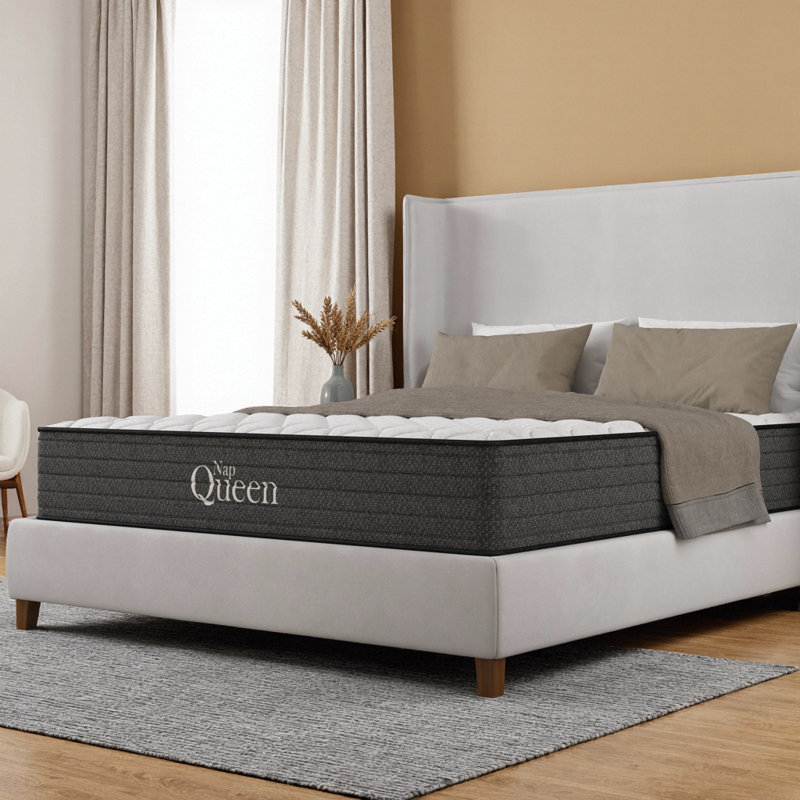 10/12 Inch Cooling Gel Hybrid Mattress - Orthopedic Support, Adjustable Base Compatible, Low Motion Transfer, Water Resistant, CertiPUR-US Certified for Twin/Twin XL/Full/Queen/King