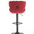 Set Of 2 Velvet Bar Stools With Swivel Base, Adjustable Height, And Powder-Coated Legs For Comfort And Versatility In Any Setting-1029944977-1029944978