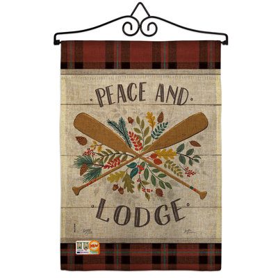 Double Sided 18.5'' H x 13'' W Polyester Garden Flag