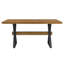 Table de salle à manger à pieds en X 6 pieds Seats