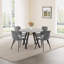 Ensemble de table de salle à manger ronde, table de cuisine moderne avec chaises-116817784-116817782-95382616