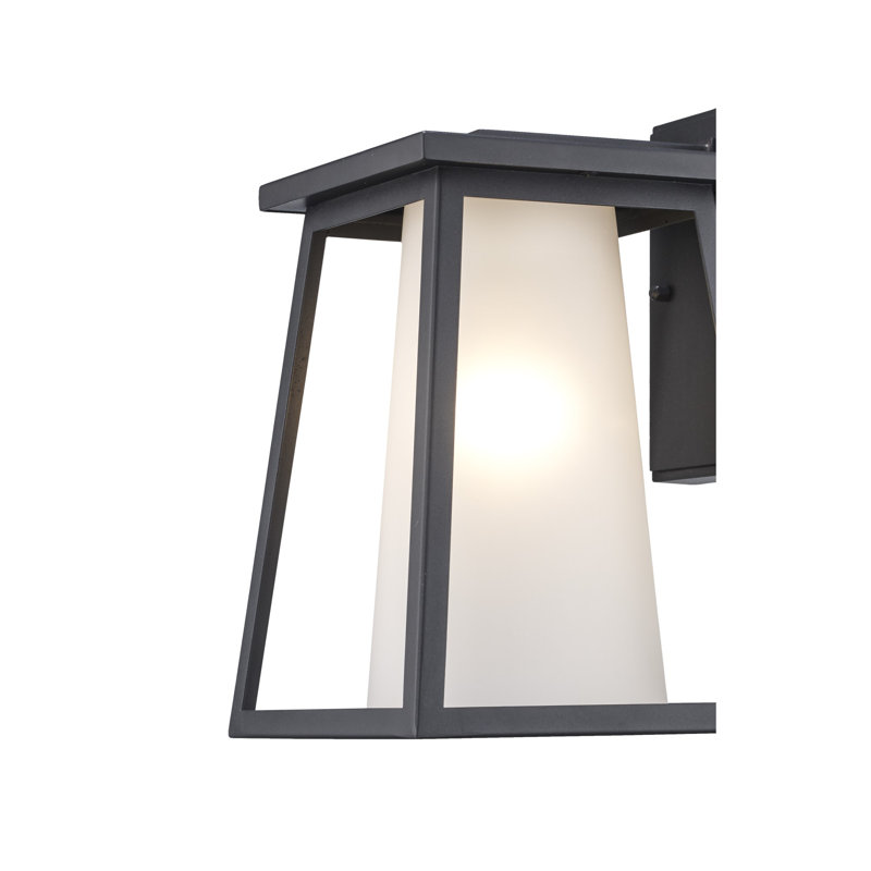 Iron Wall Light, 10.7" H x 7.3" W x 8.6" D