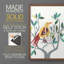 WhittyBird III - reproduction encadrée de qualité supérieure - prête à être accrochée - aucun clou requis - aucun clou requis-227815663-227815666