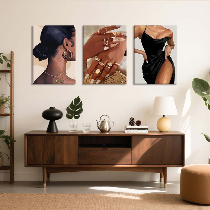 3 Piece Wrapped Canvas Print