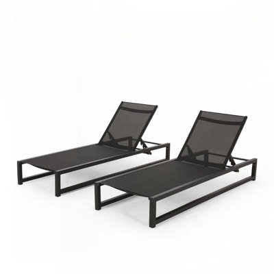 Lindenberg 27" Patio Chaise Lounge Set