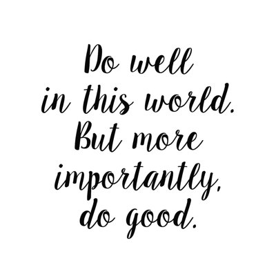 Do Good