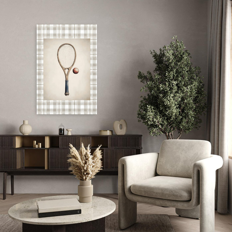 Art mural rétro contemporain rétro, H 36 po x l 24 po