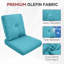 Ensemble de 2 coussins de remplacement pour meubles d'extérieur 24 po x 22 po Carolina-110860459
