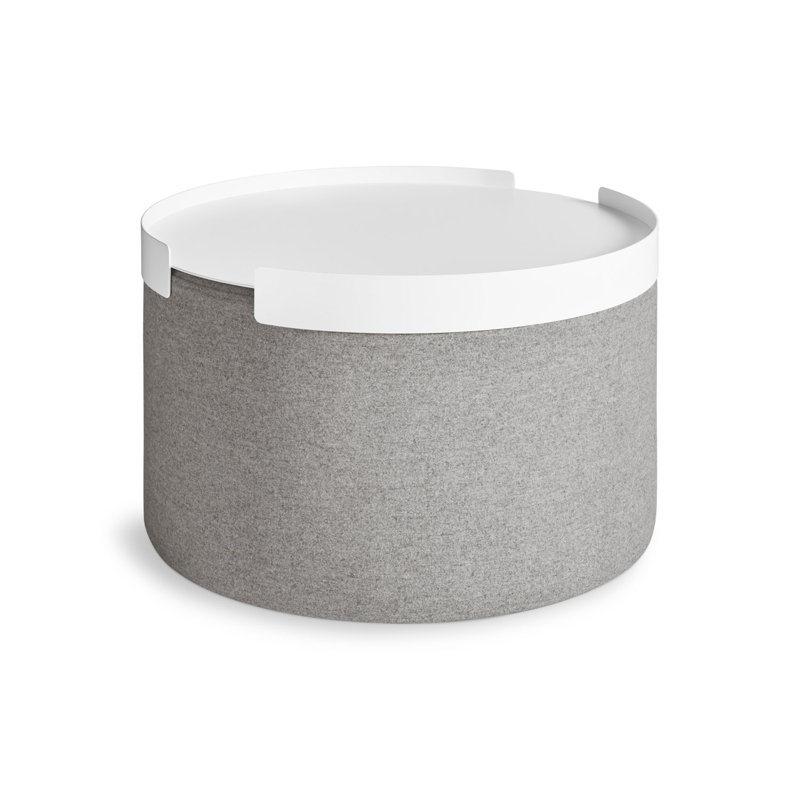 Plateau pour repose-pieds, Blanc, H 3 po x l 26 po x P 26 po