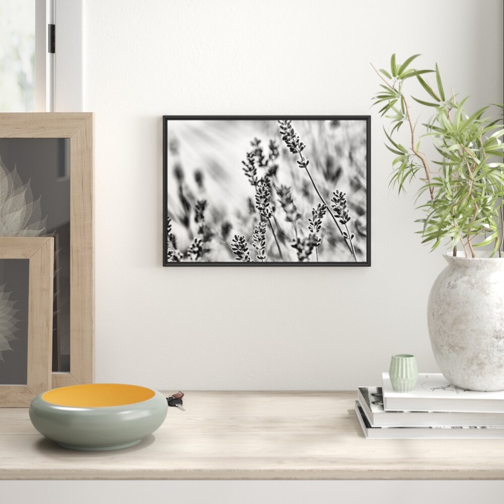 Gerahmtes Wandbild Eleganter Lavendel