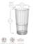 Oxford Bar Stacking Highball Glasses - 395ml