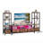 LED Entertainment Center With 2 Bookcases & Charging Ports-691858682