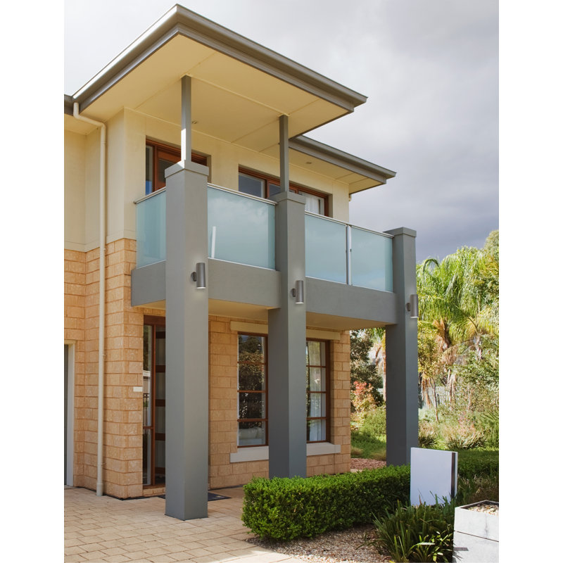 Coll Steel Armed Sconce, Satin Nickel, Halogen