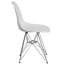 Chaise en plastique Daker avec base chromée-755139514