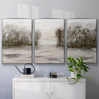 Near Near Graham Mountain, reproduction sur toile 3 pièces