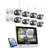 8CH 3MP WIFI Security Camera System w/ Monitor&2TB HDD, 8pcs Outdoor Spotlight cameras, 2-Way Talk