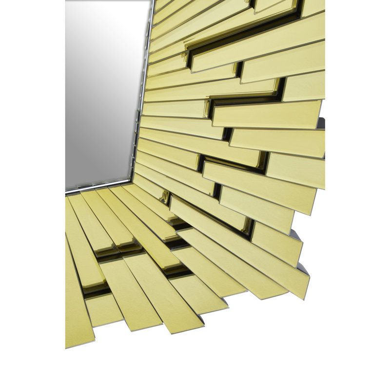 Terri Solid Wood Flat Wall Mirror