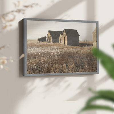 The Old Farm - Reproduction encadrée - Restickable