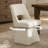 Chenille Swivel Dining Chair - Modern Open Back, 360° Rotating - (Set of 4)-125963140-125963143
