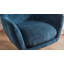Watseka Upholstered Swivel Armchair with Footstool-2028972431