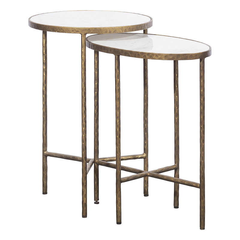 Veneto Marble Nesting End Table