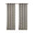 Fretwork Print Grommet Top Window Curtain Panel(Only 1 Pc Panel)-1303234408