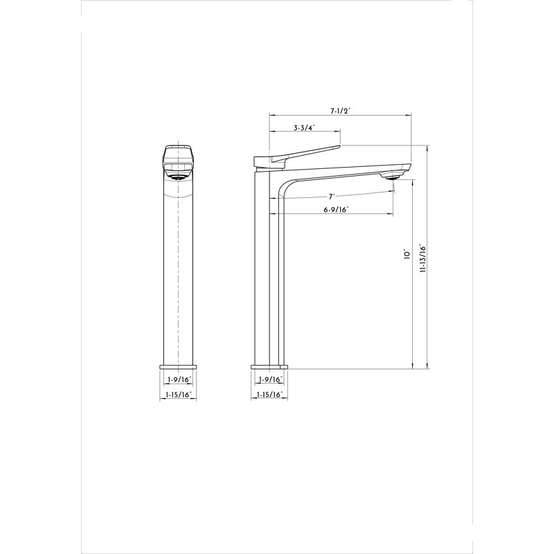 Single-Hole Single-handle Bathroom Faucet