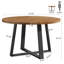 47.25cm Solid Wood Round Conference Table
