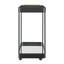 Chariot-bar en fer noir Uttermost Vesper